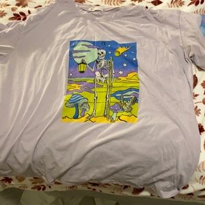 Oversized Skeleton Tee.
